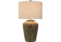 stlc brown table lamp   