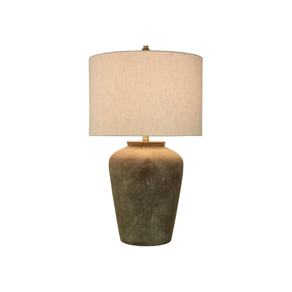 stlc brown table lamp   