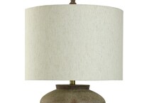 stlc brown table lamp   
