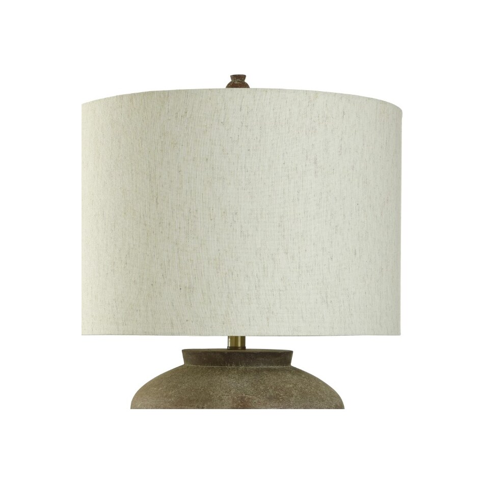 stlc brown table lamp   