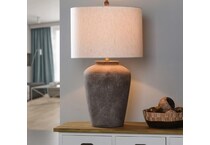 stlc brown table lamp   