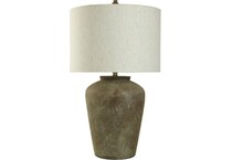 stlc brown table lamp   