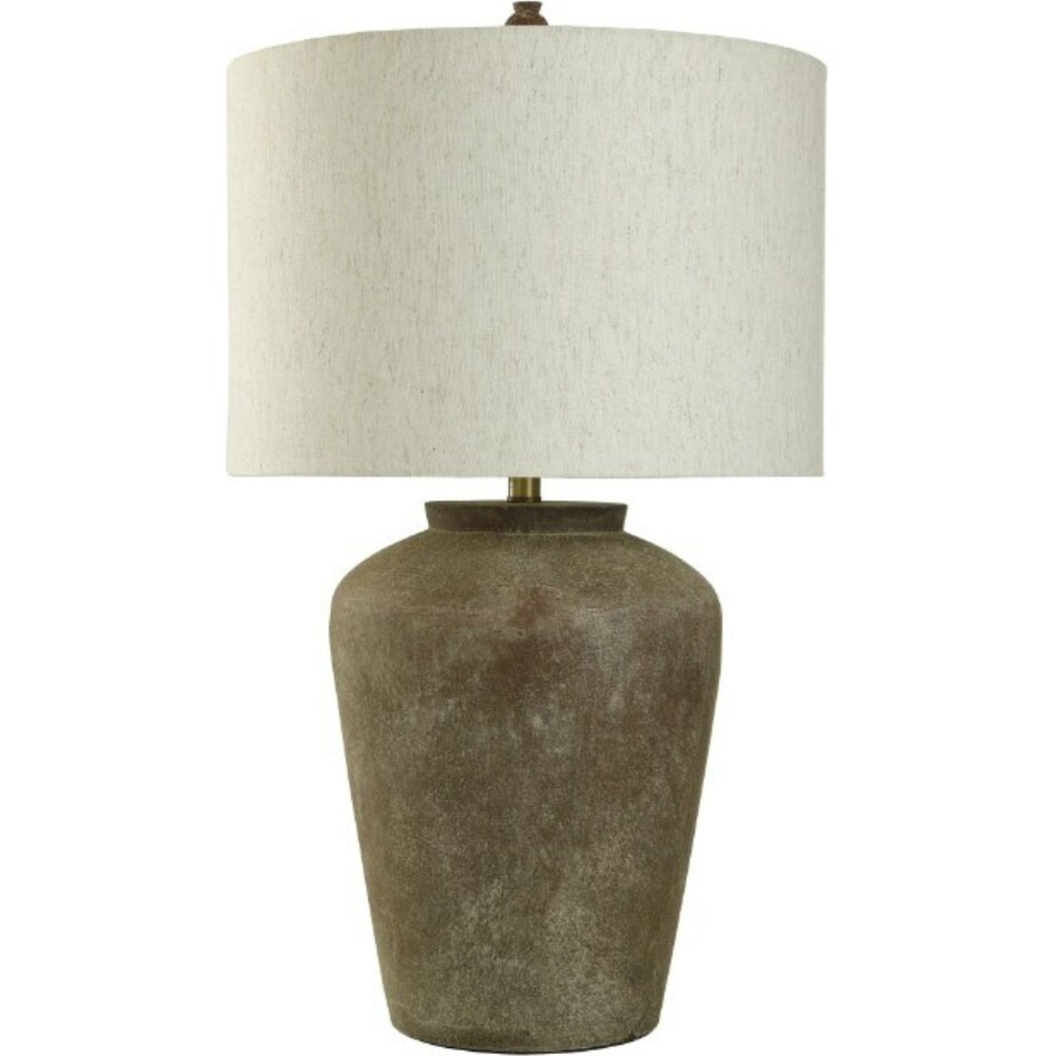 stlc brown table lamp   