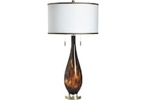 stlc brown table lamp   