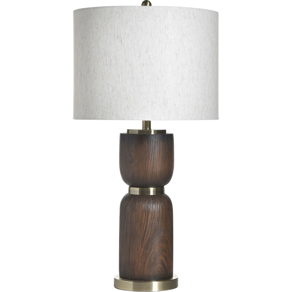 stlc brown table lamp   