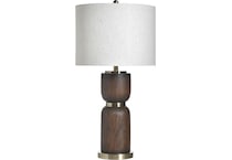 stlc brown table lamp   