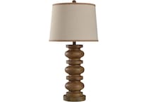 stlc brown table lamp   