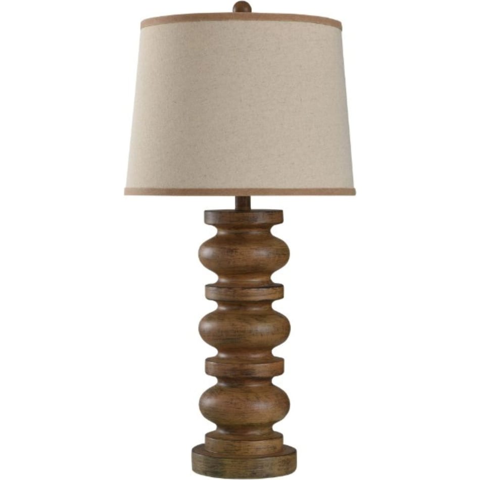 stlc brown table lamp   