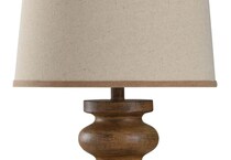 stlc brown table lamp   