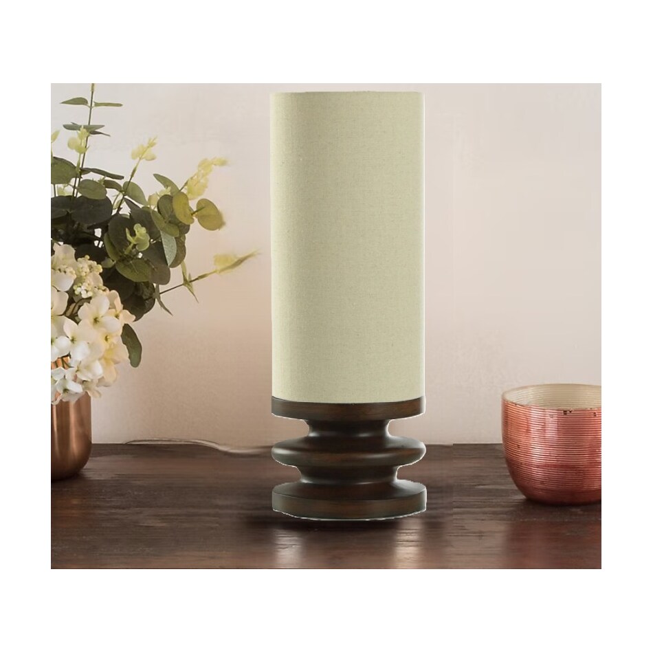 stlc brown table lamp   