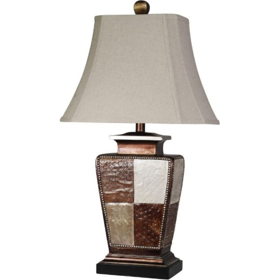 stlc brown table lamp   