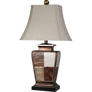 Colorblock Table Lamp 39"H