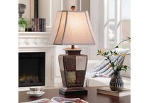 stlc brown table lamp   