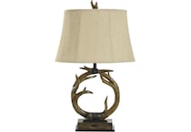 stlc brown table lamp   