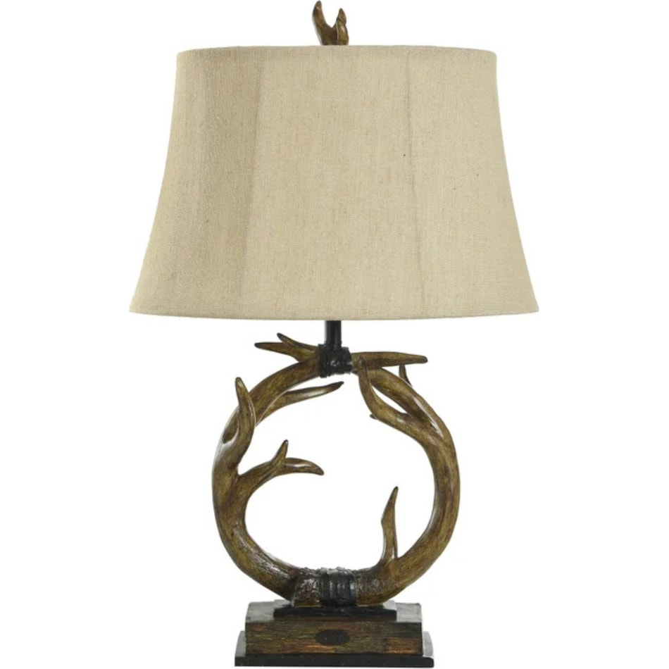 stlc brown table lamp   