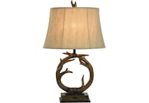 stlc brown table lamp   