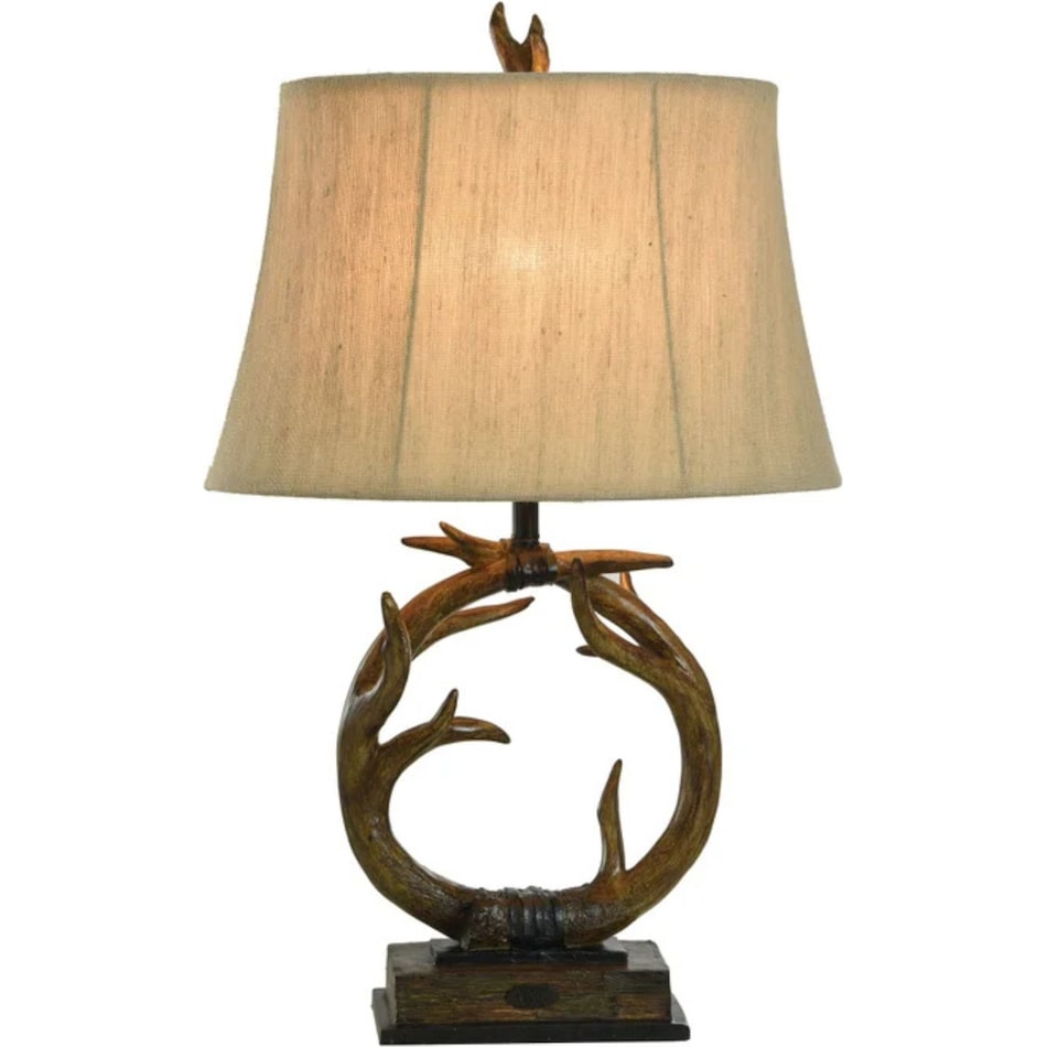 stlc brown table lamp   