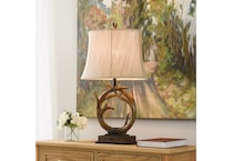 stlc brown table lamp   