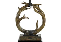 stlc brown table lamp   