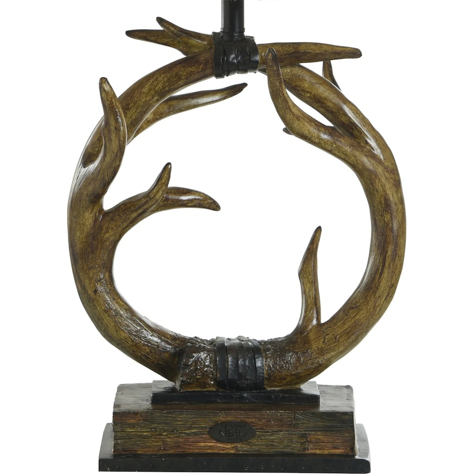 stlc brown table lamp   