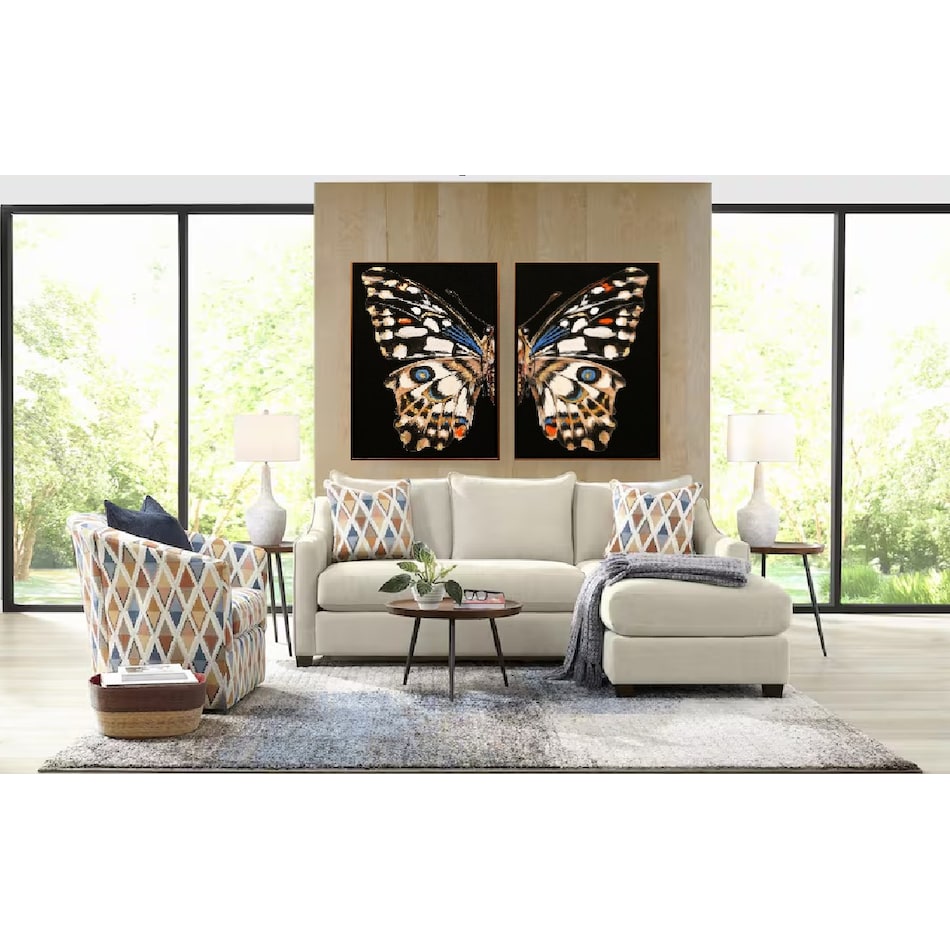 stlc cream prints set  