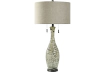stlc cream table lamp   