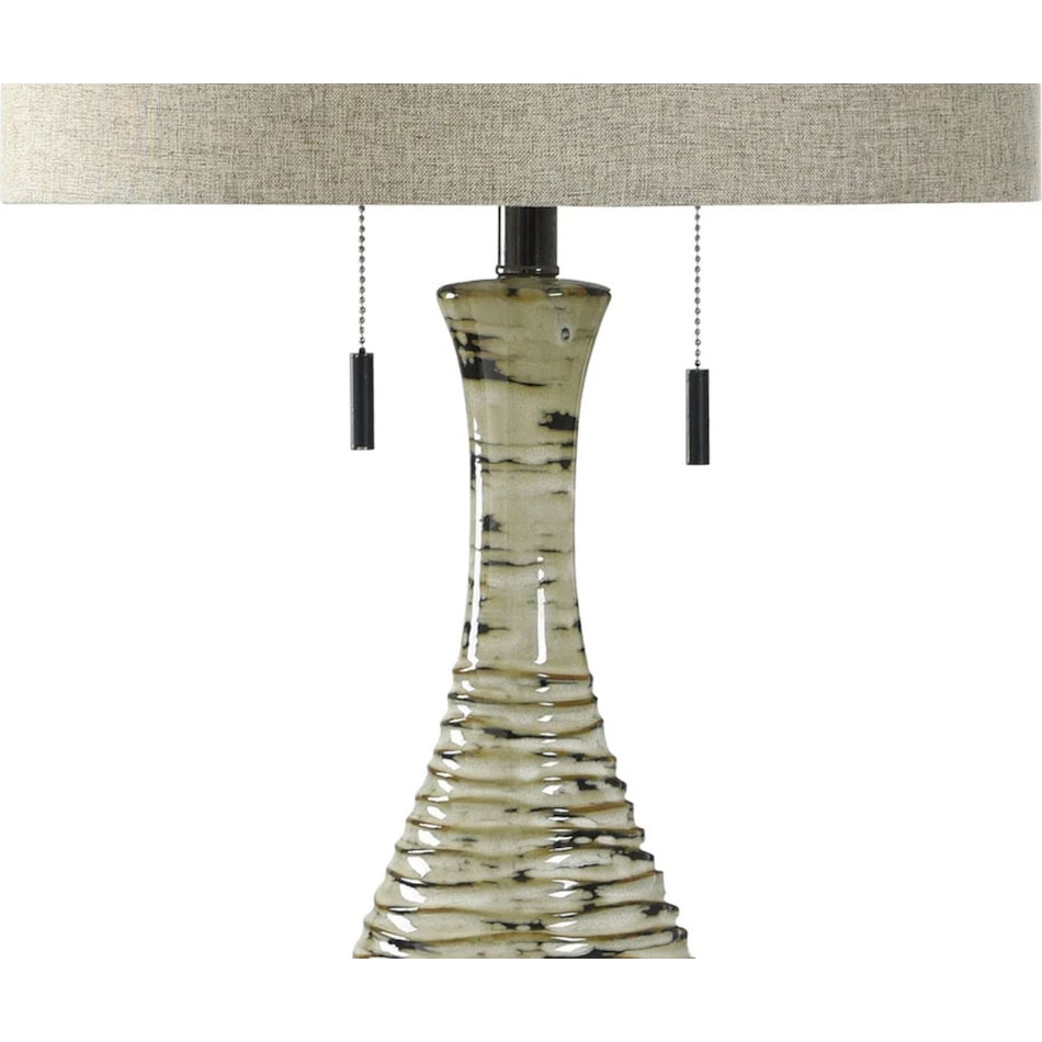 stlc cream table lamp   