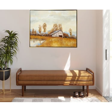 Autumn Farm Framed Canvas 40.5"W x 30.5"H