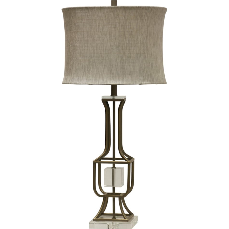 stlc gold table lamp   