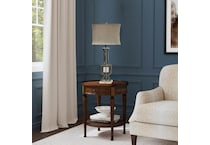 stlc gold table lamp   