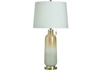stlc gold table lamp   