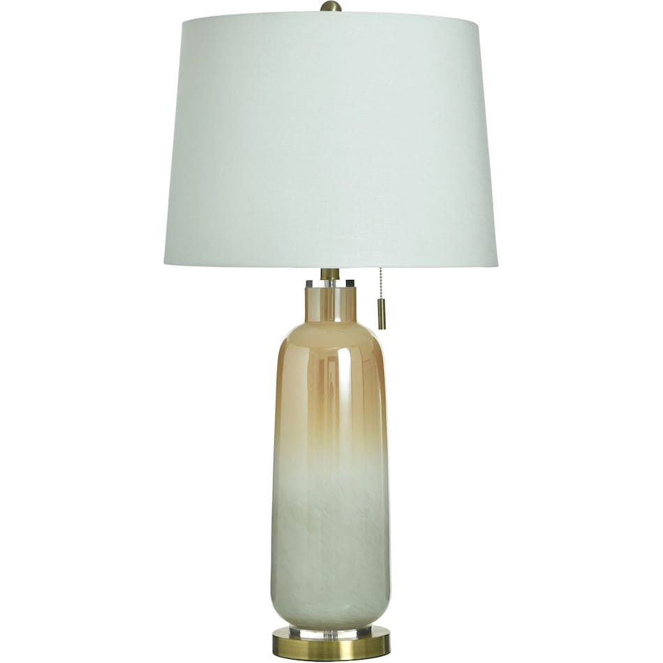 stlc gold table lamp   