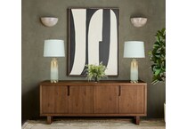 stlc gold table lamp   