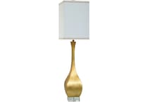 stlc gold table lamp   