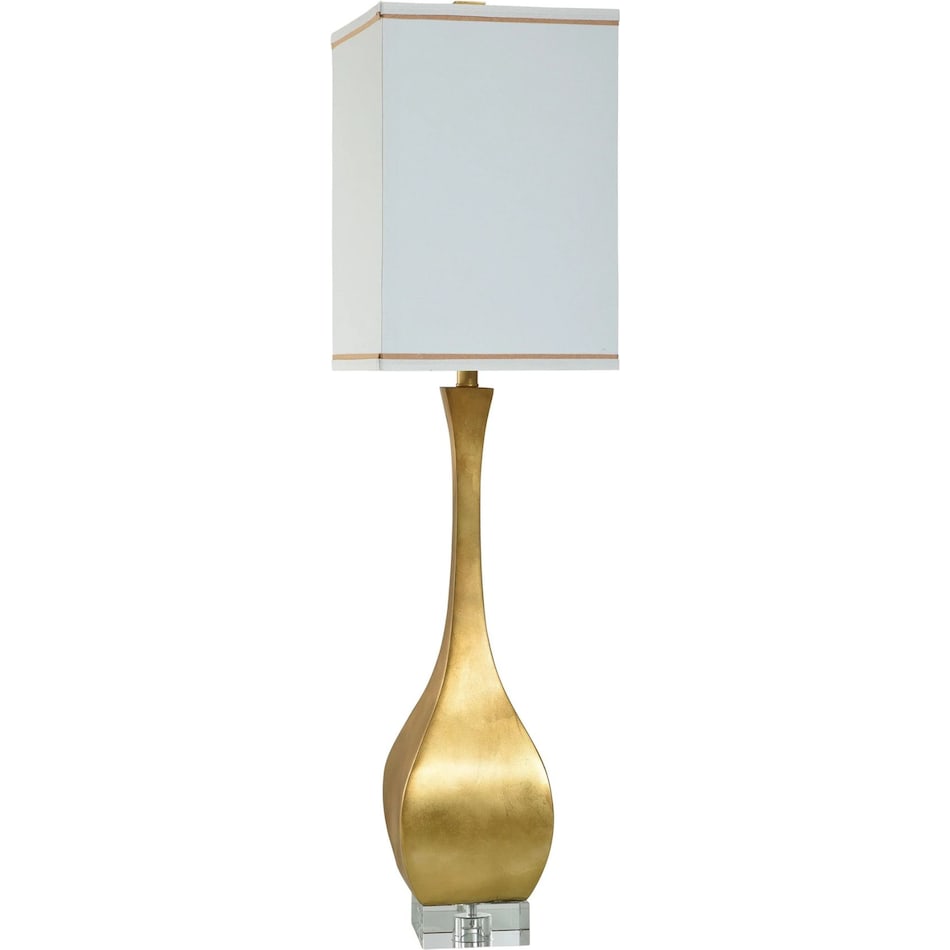 stlc gold table lamp   