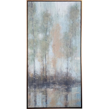 Green Forest II Canvas Art 32"W x 62"H