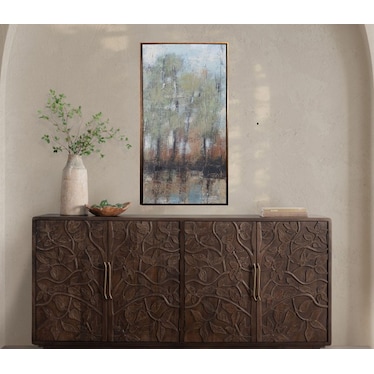Green Forest II Canvas Art 32"W x 62"H