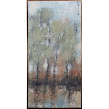 Green Forest II Canvas Art 32"W x 62"H