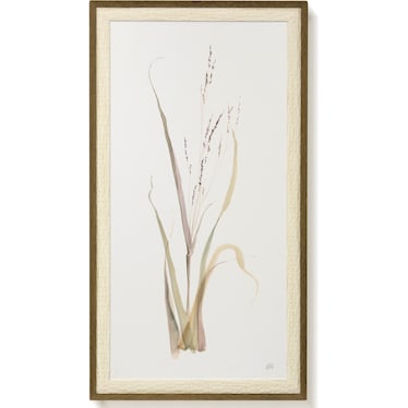 Moor Grass Textured Framed Print 24"W x 44"H