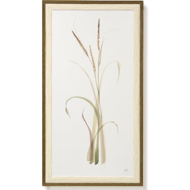 Lyme Grass Textured Framed Print 24"W x 44"H