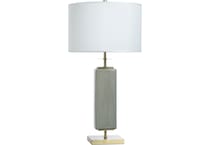 stlc green table lamp   