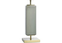 stlc green table lamp   