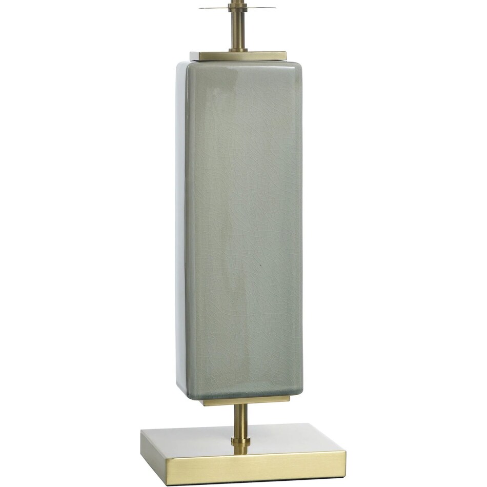 stlc green table lamp   