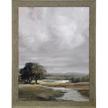 France Countryside Framed Print 36"W x 46"H
