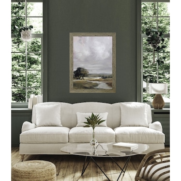 France Countryside Framed Print 36"W x 46"H