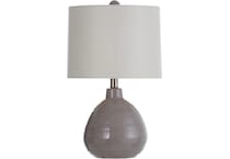 stlc grey table lamp   