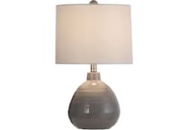 stlc grey table lamp   