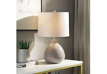 stlc grey table lamp   