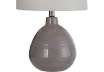 stlc grey table lamp   