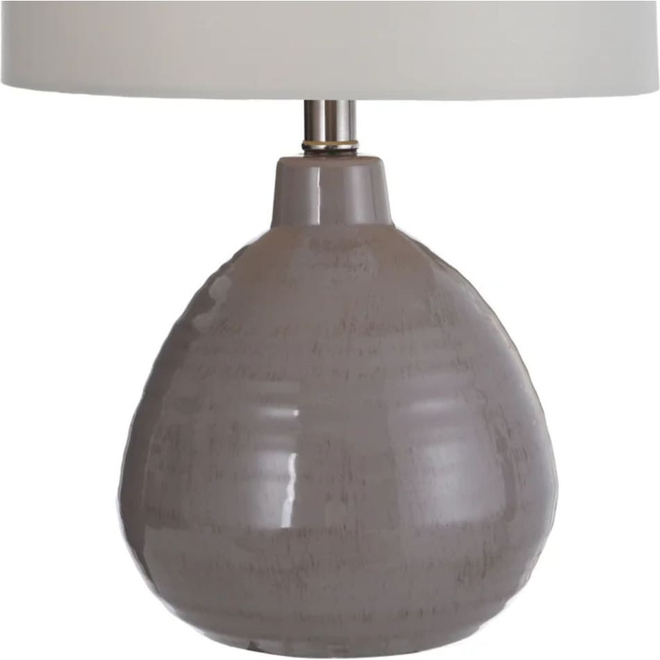 stlc grey table lamp   